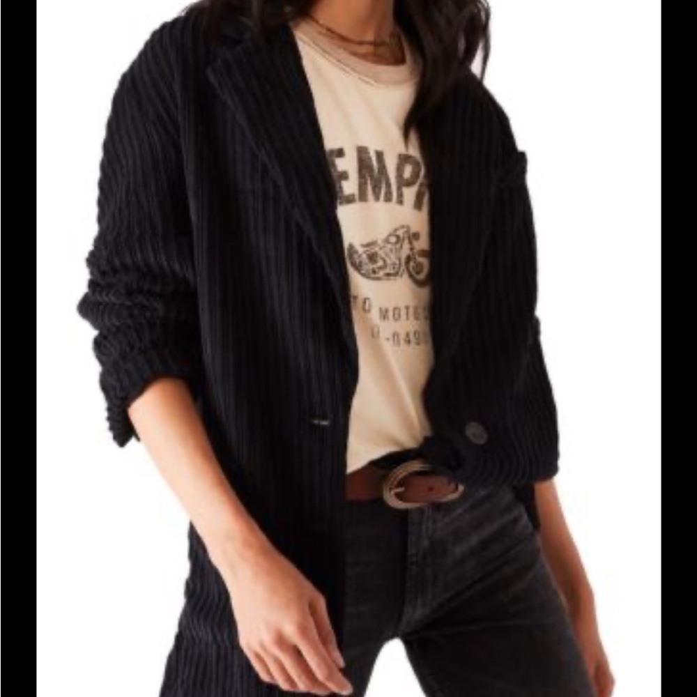 Free People Everly Cord Blazer